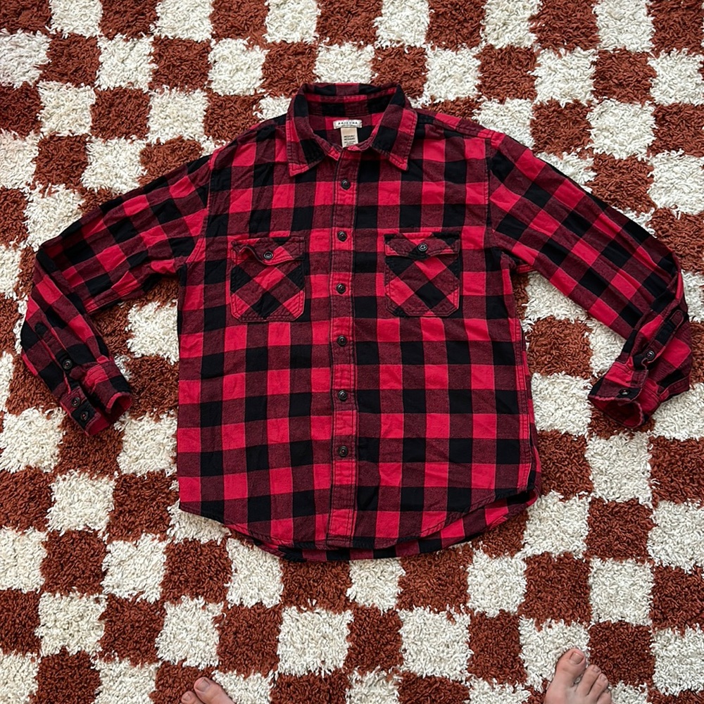 Arizona jean company • Buffalo checker flannel button down